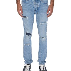 Mens Van Winkle Painter Repair Skinny Denim Jeans