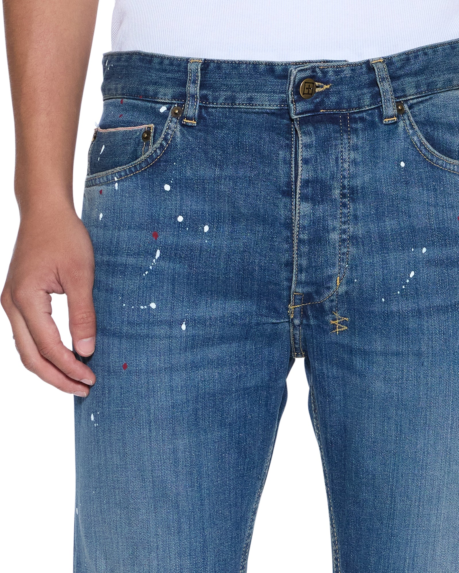 Chitch Selvedge LA Artist Blue Tapered Jeans - Image 2