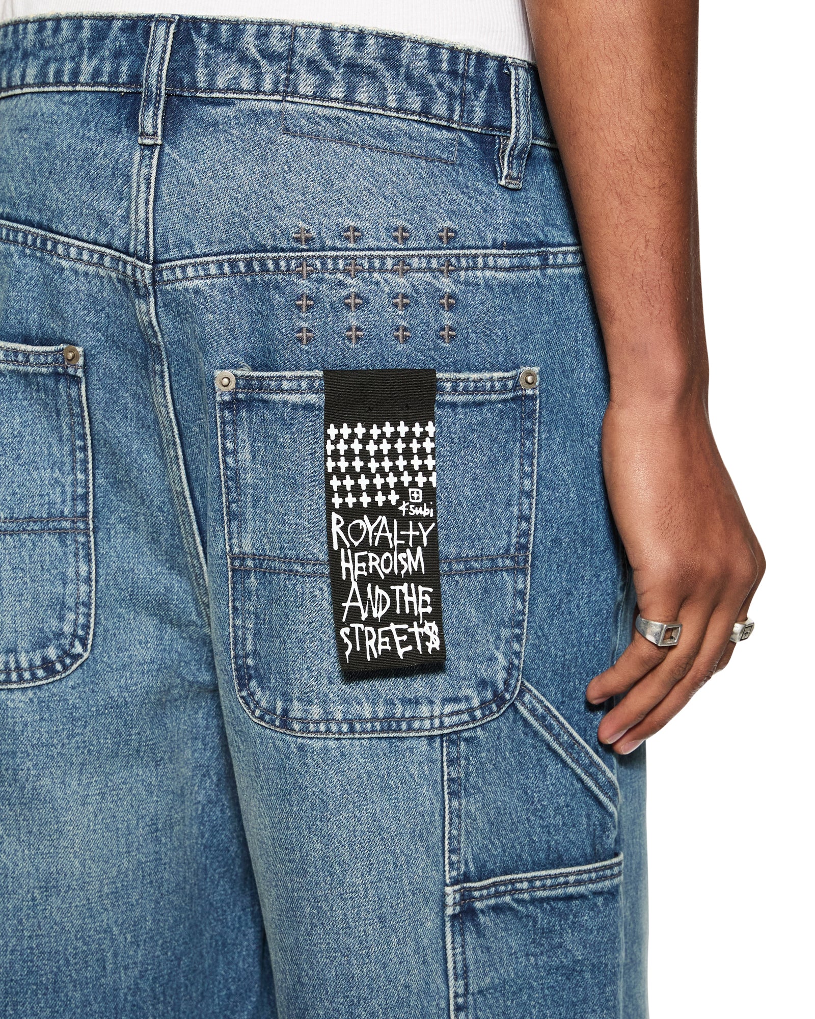 Maxx Mids Oversized Straight Leg Jean - Blue Denim - Image 3