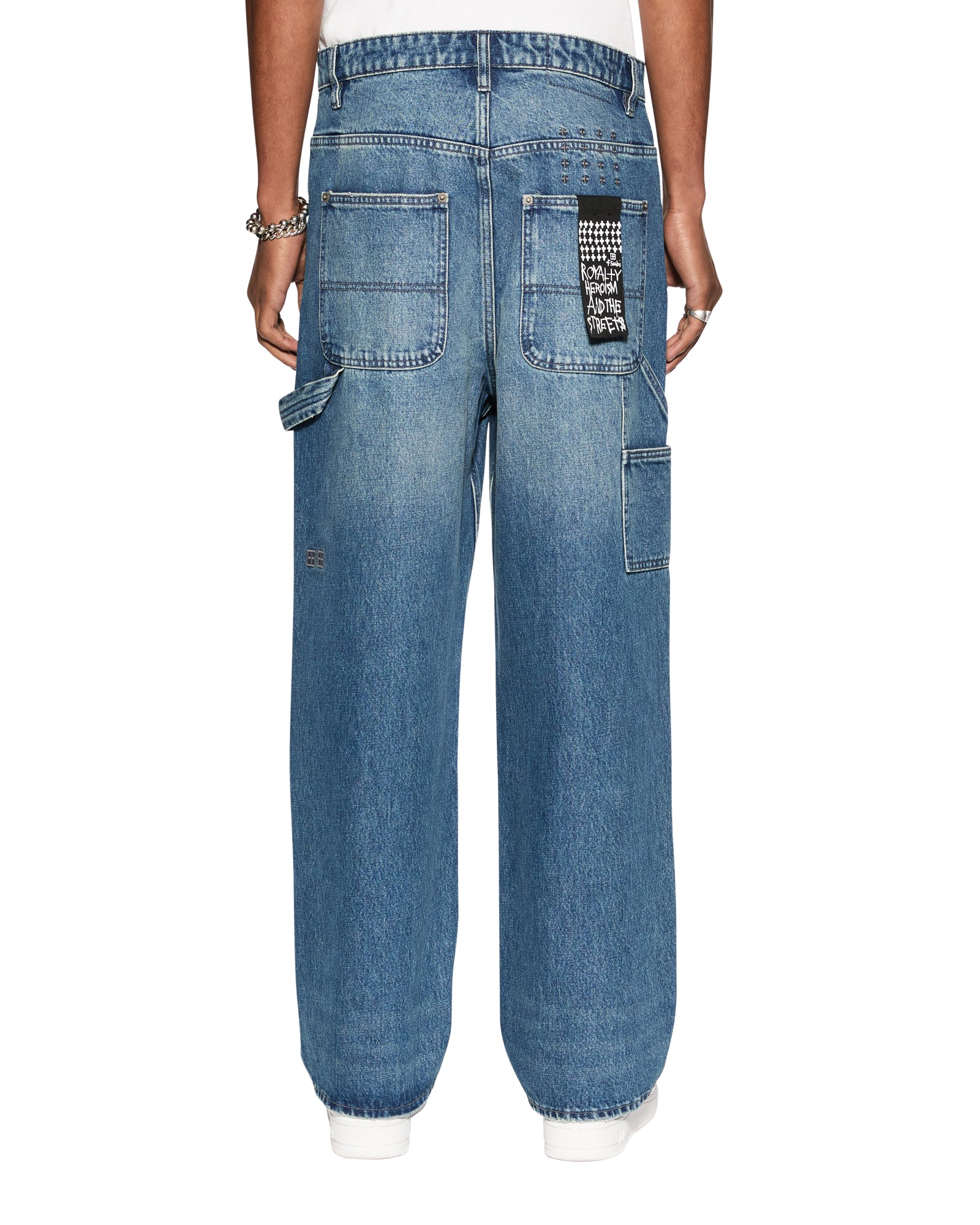 Maxx Mids Oversized Straight Leg Jean - Blue Denim - Image 5