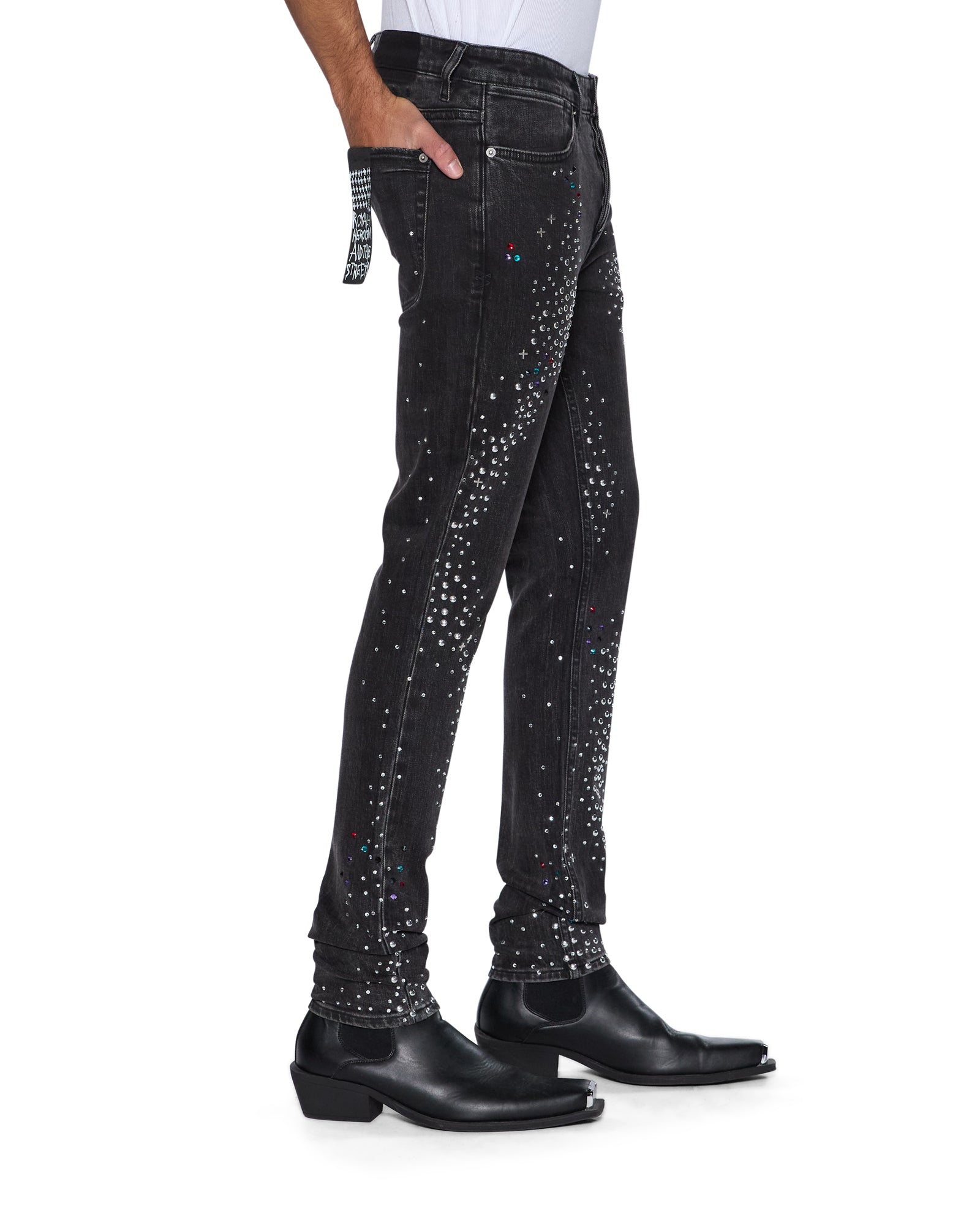 Mens Van Winkle Renaissance Skinny Denim Jeans - Image 2