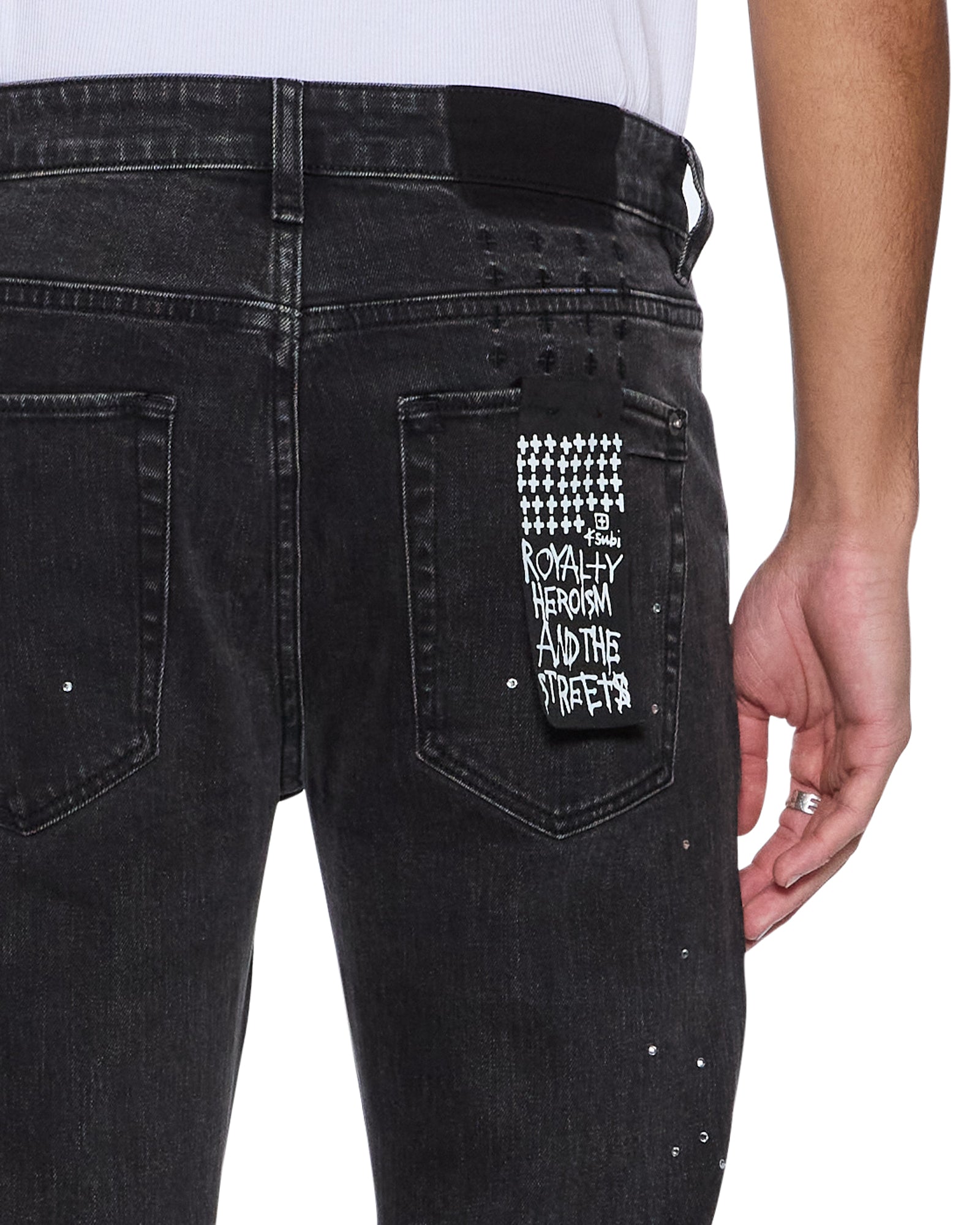 Mens Van Winkle Renaissance Skinny Denim Jeans - Image 4