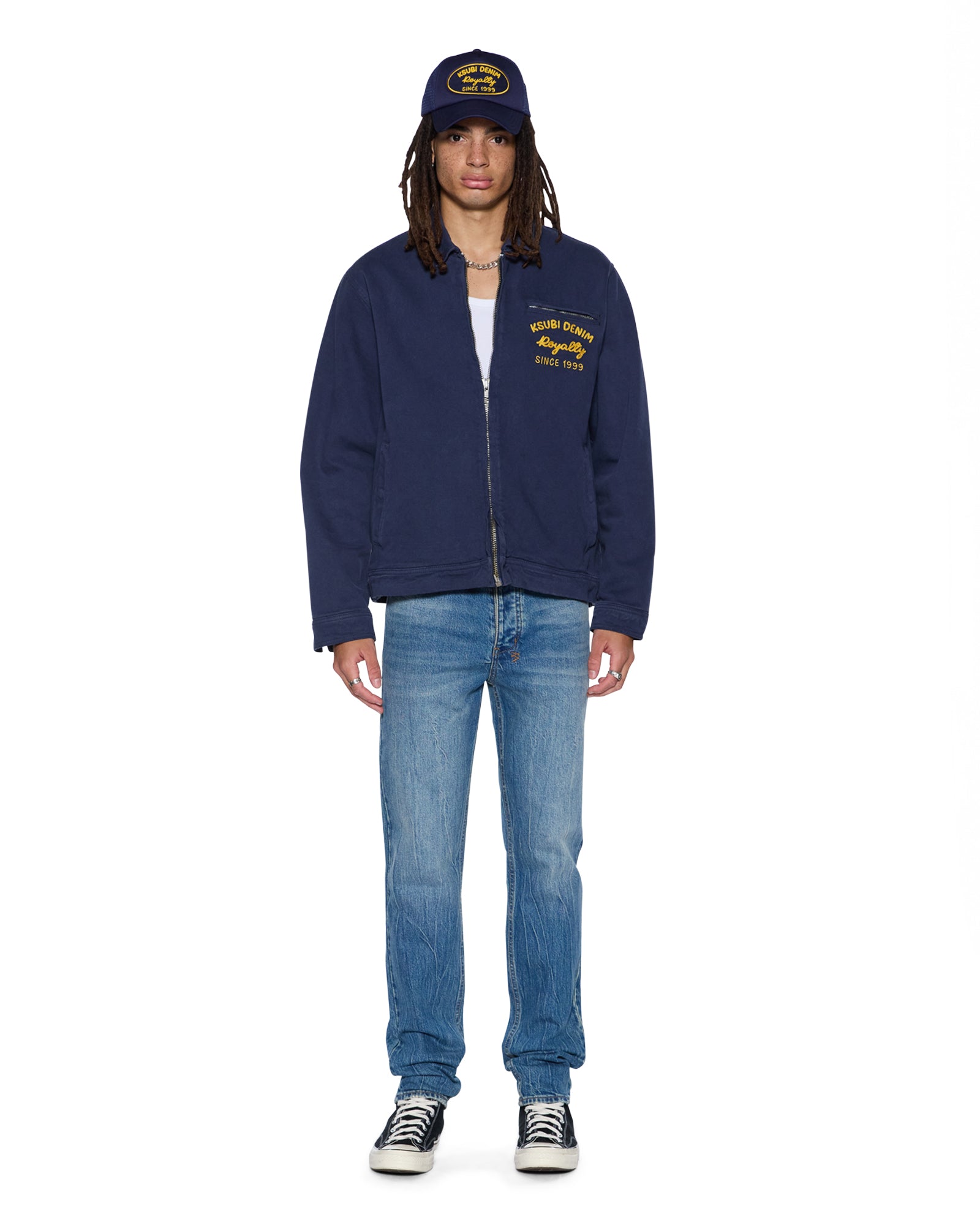 Mens Chitch Texas Blue Slim Denim Jeans - Image 2