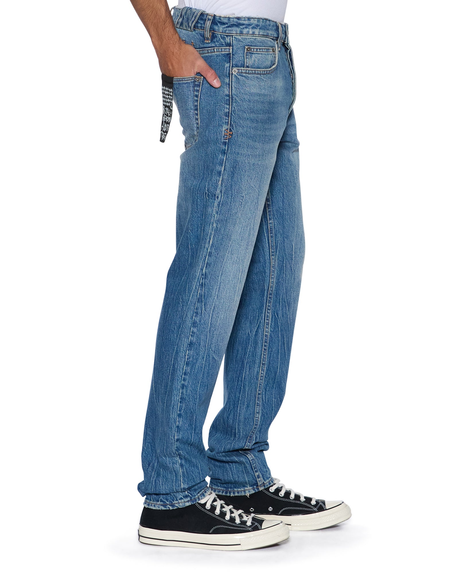 Mens Chitch Texas Blue Slim Denim Jeans - Image 3