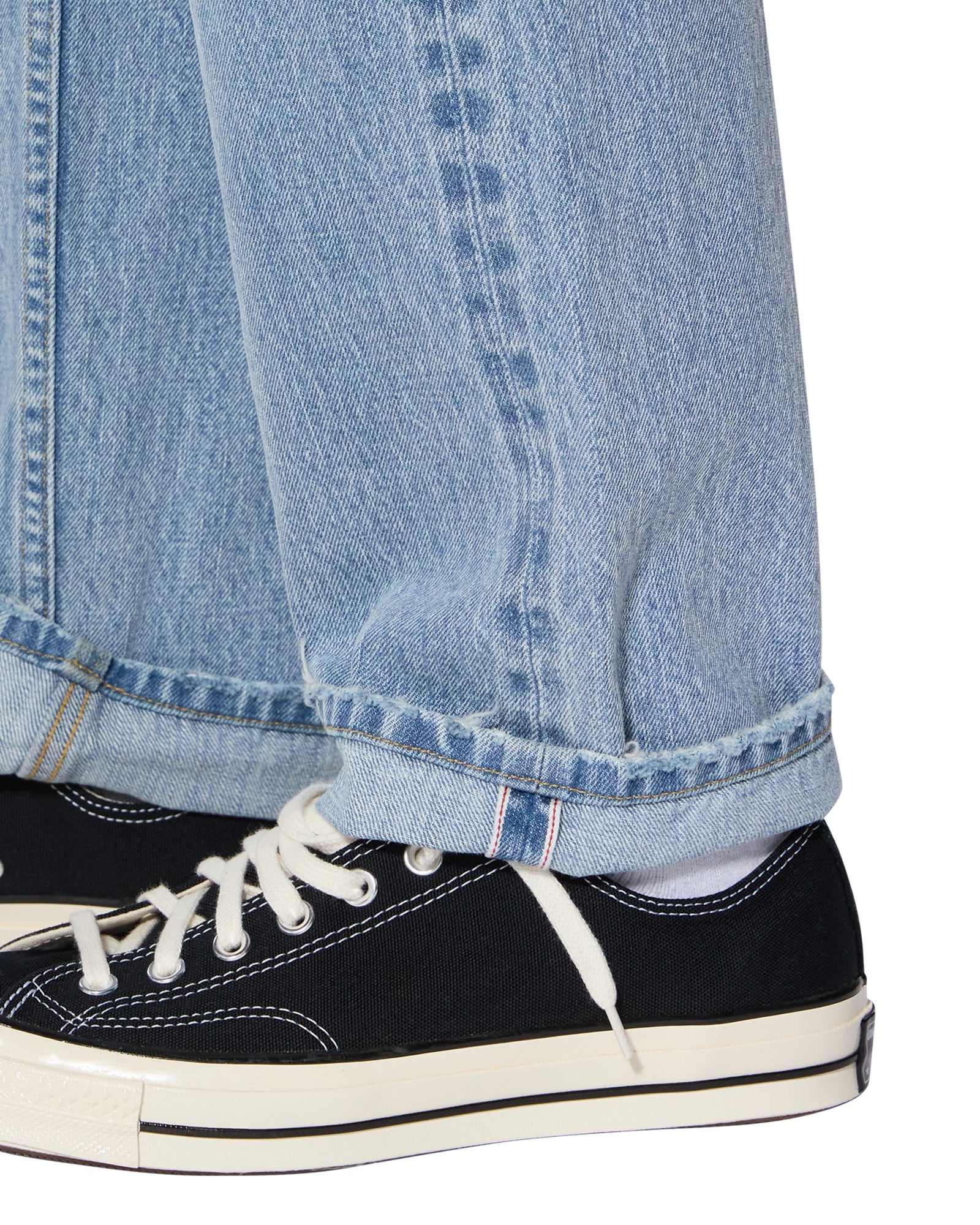 Hazlow Selvedge Sydney Blue Straight Leg Jeans - Image 4