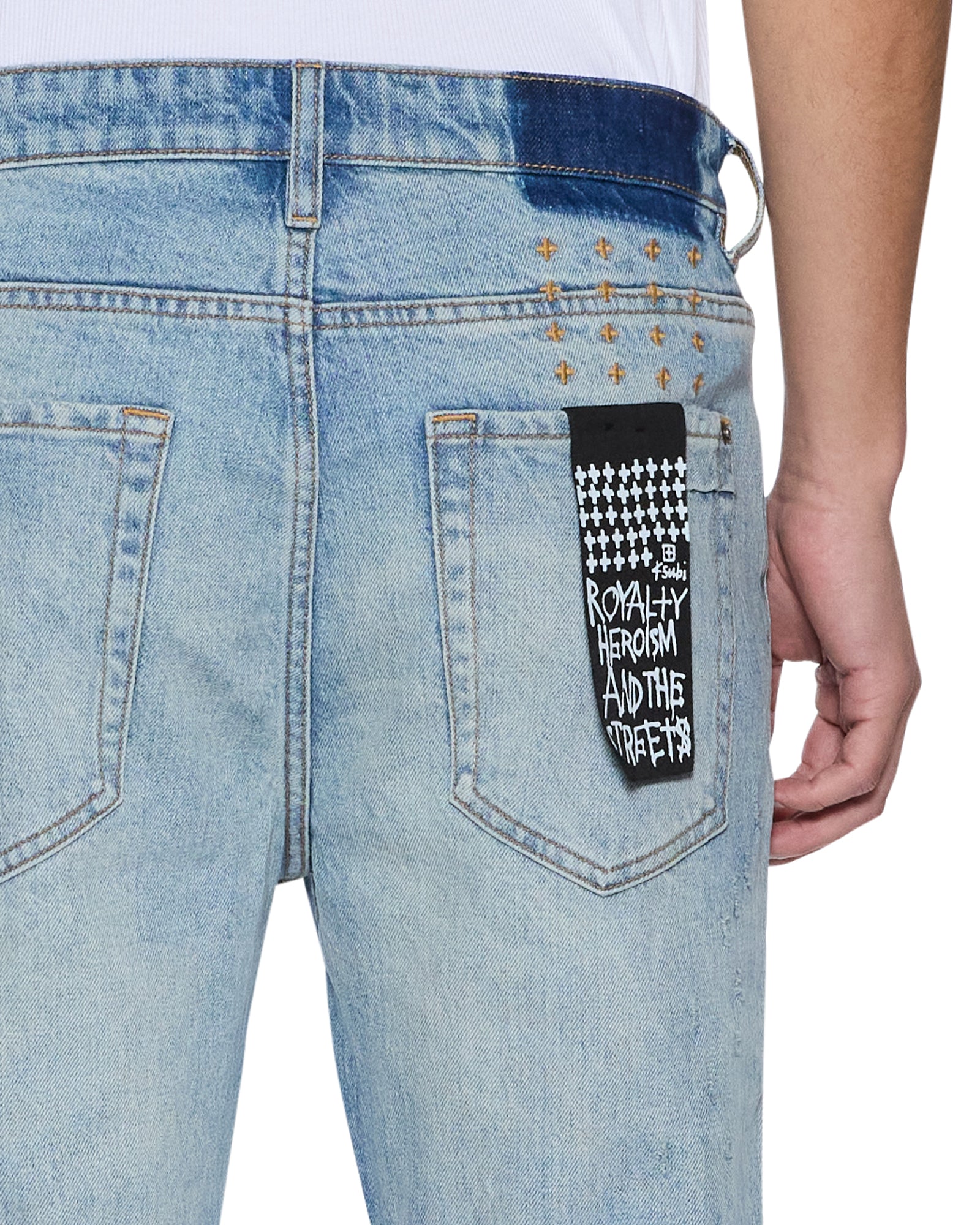 Mens Van Winkle Manhattan 1999 Skinny Denim Jeans - Image 5