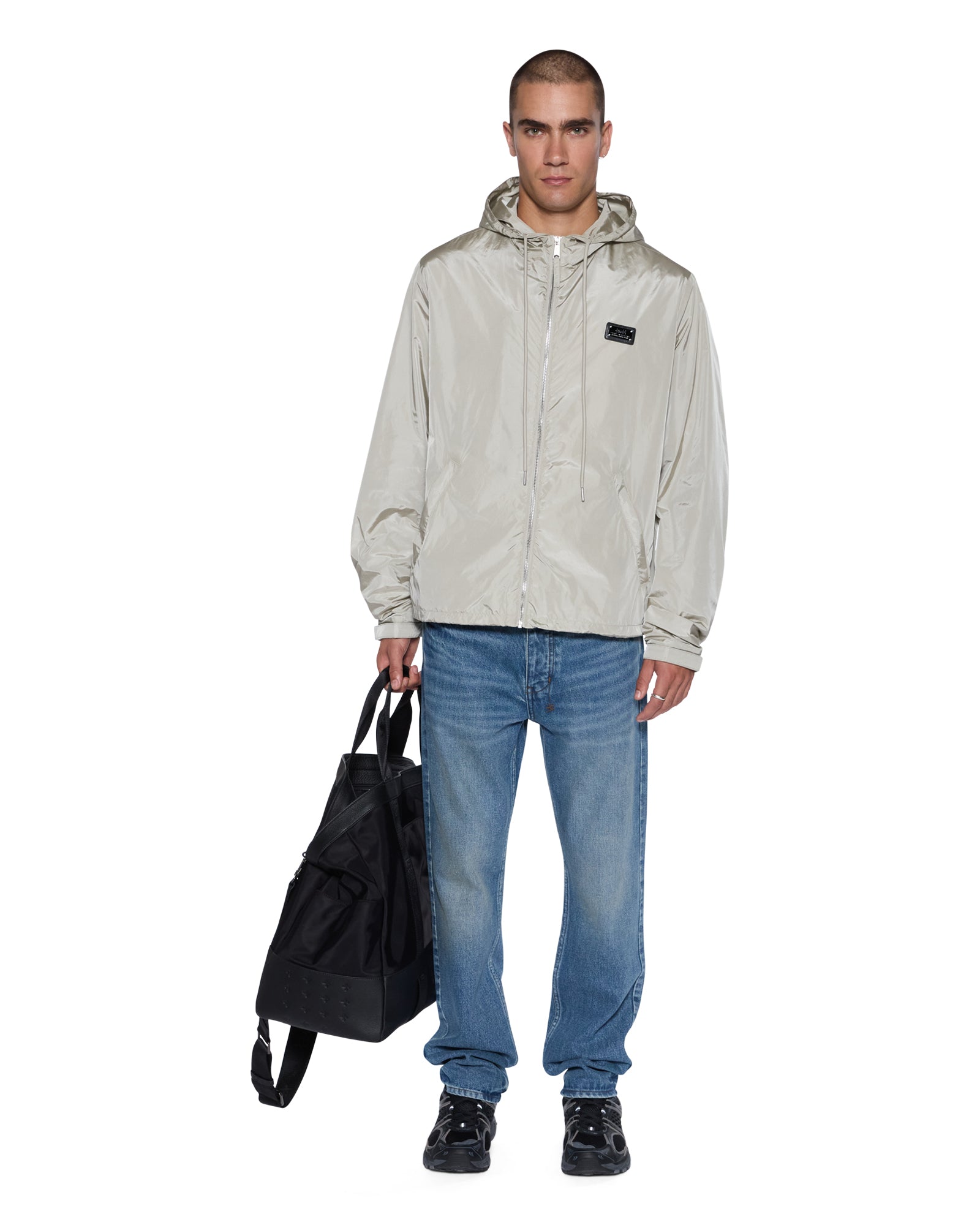 Mens Hazlow Roadhouse Repair Straight Denim Jeans - Image 2