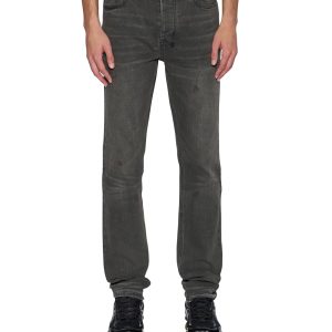 Mens Chitch Mekanik Grey Slim Denim Jeans
