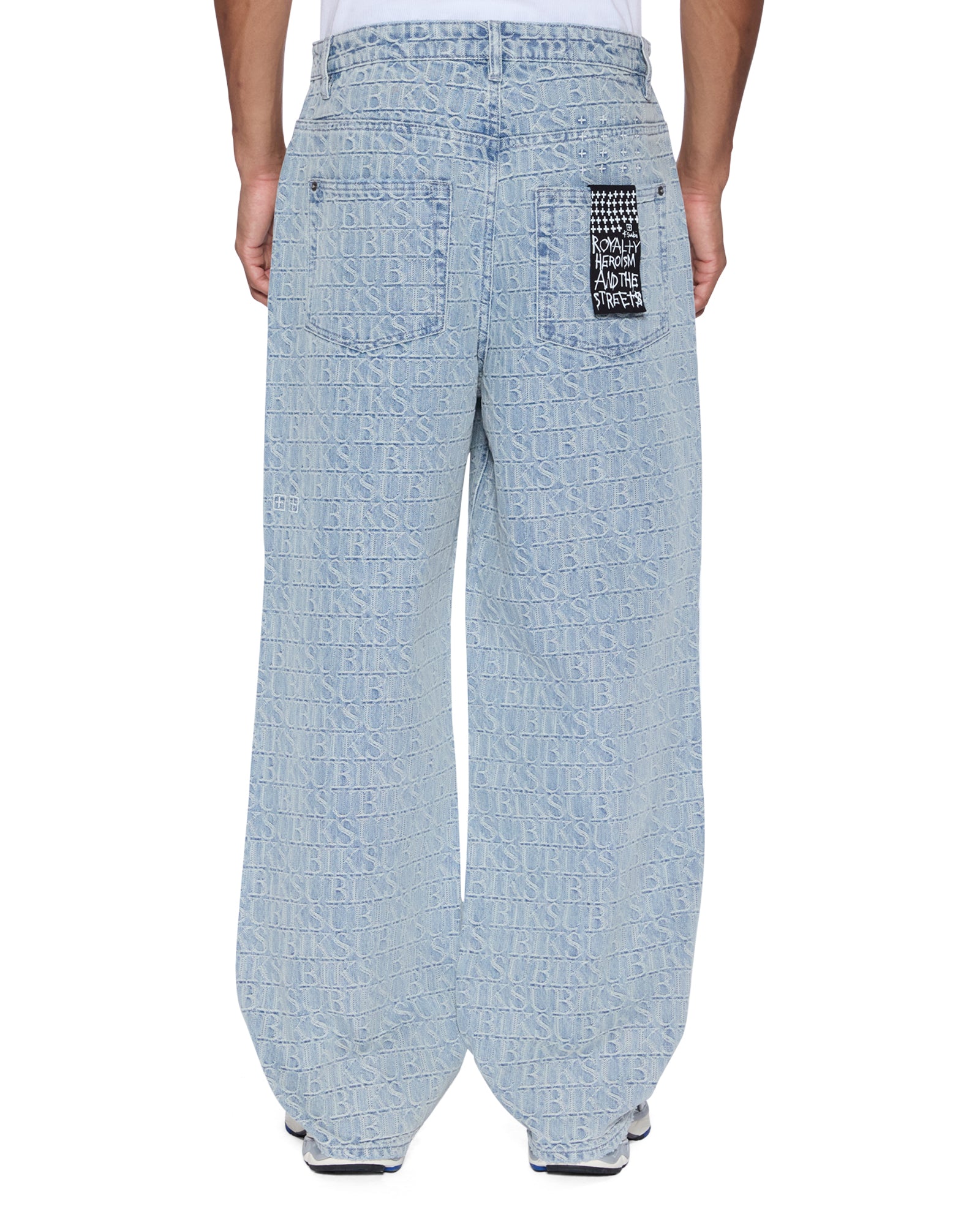 Mens Maxx Tile Baggy Denim Jeans - Image 5