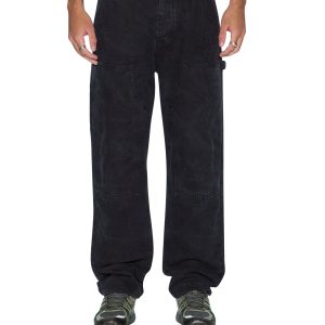 Mens Maxx Operator Pant Torqued Black Relaxed Denim Jeans