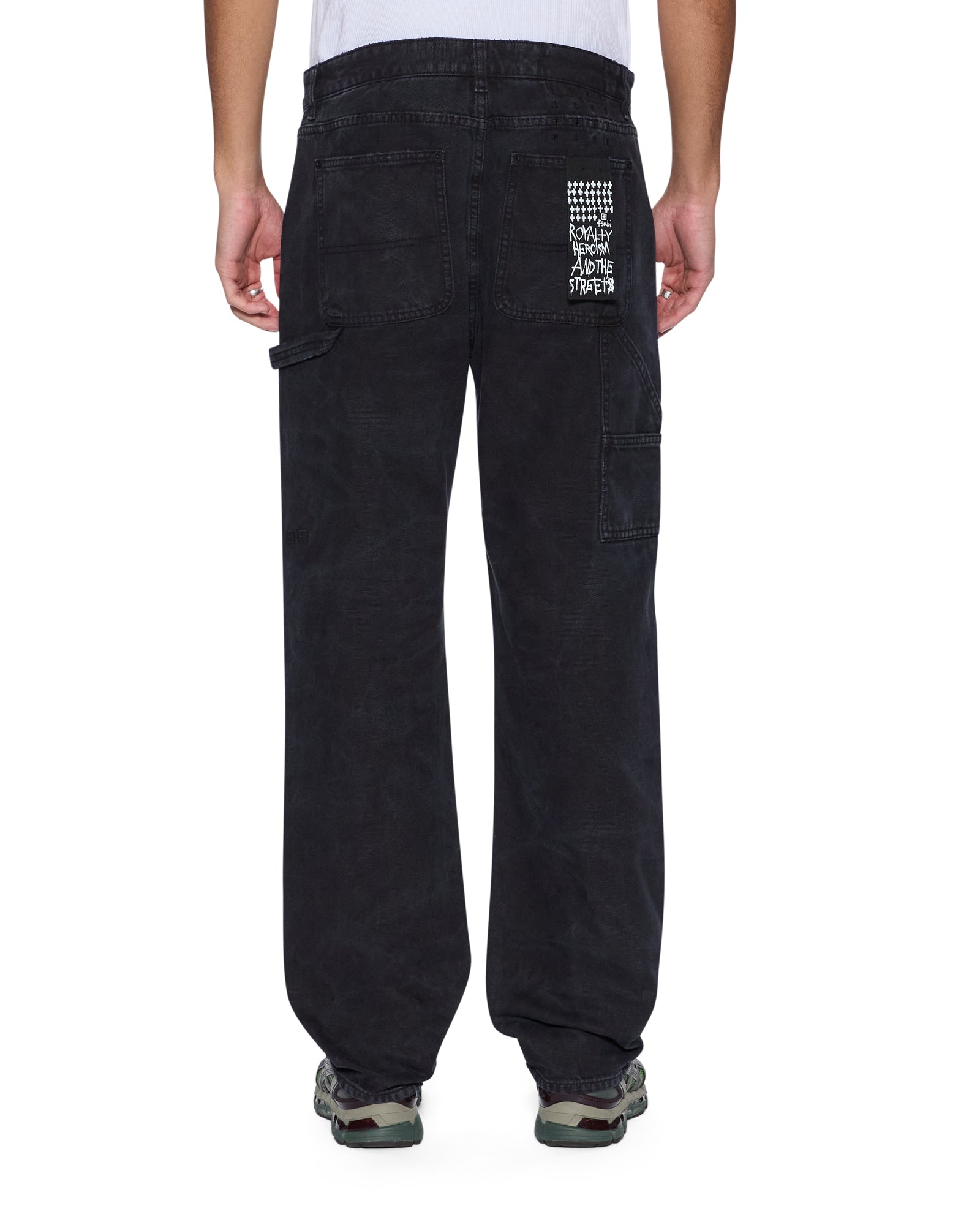 Mens Maxx Operator Pant Torqued Black Relaxed Denim Jeans - Image 5
