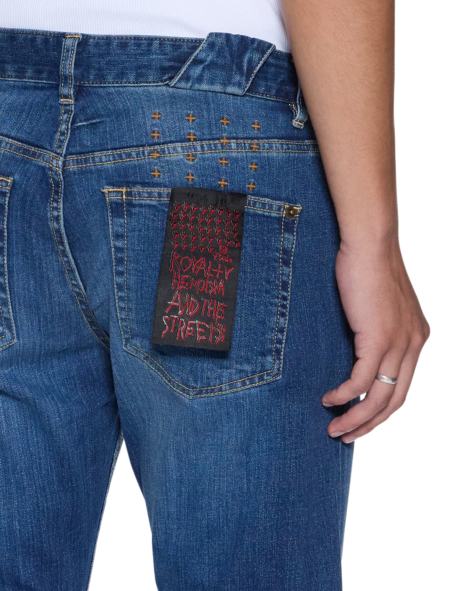 Chitch Selvedge LA Blue Tapered Jeans - Image 4