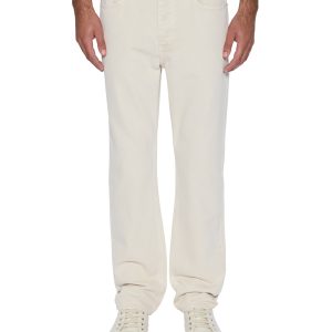 Mens Hazlow Ecru Straight Denim Jeans