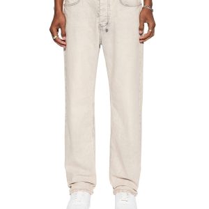 Hazlow Pluto Relaxed Straight Leg Fit Jean - Stone Grey