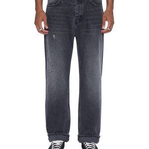 Anti K Selvedge Chicago Black Straight Leg Jeans