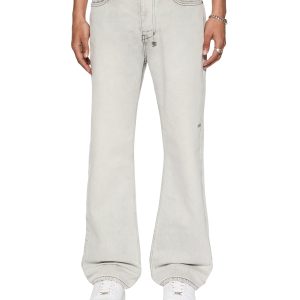 Bronko White Snow Bootcut Jeans