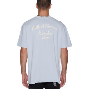 Mens Salud Biggie Ss Tee Blue Mist Tees