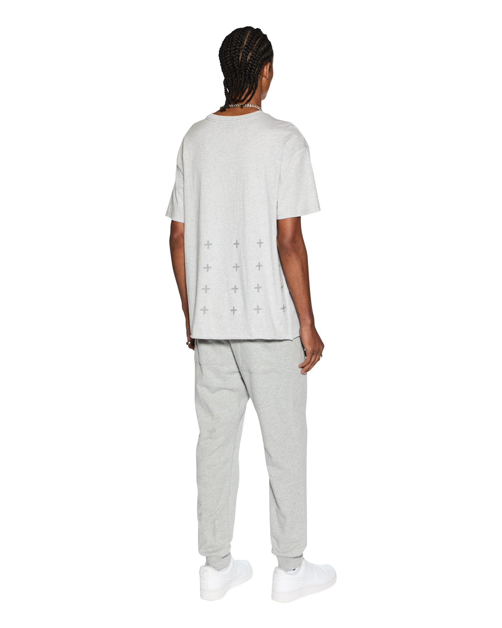 Buy 4 x 4 Biggie Ss Tee Grey Marle | Ksubi - Image 3