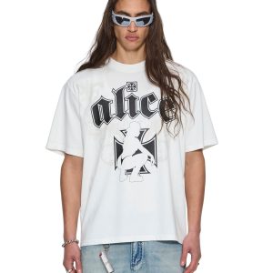 Mens Ksubi X Alice Hollywood Graphic Tee White Tees