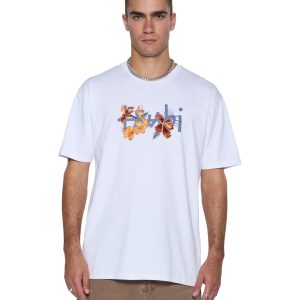 Mens Romeo Biggie Ss Tee Tru White Tees