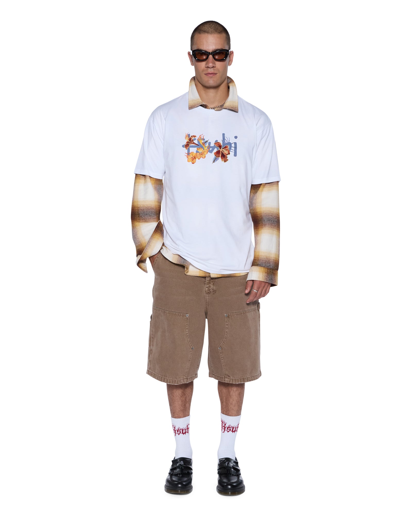 Mens Romeo Biggie Ss Tee Tru White Tees - Image 2