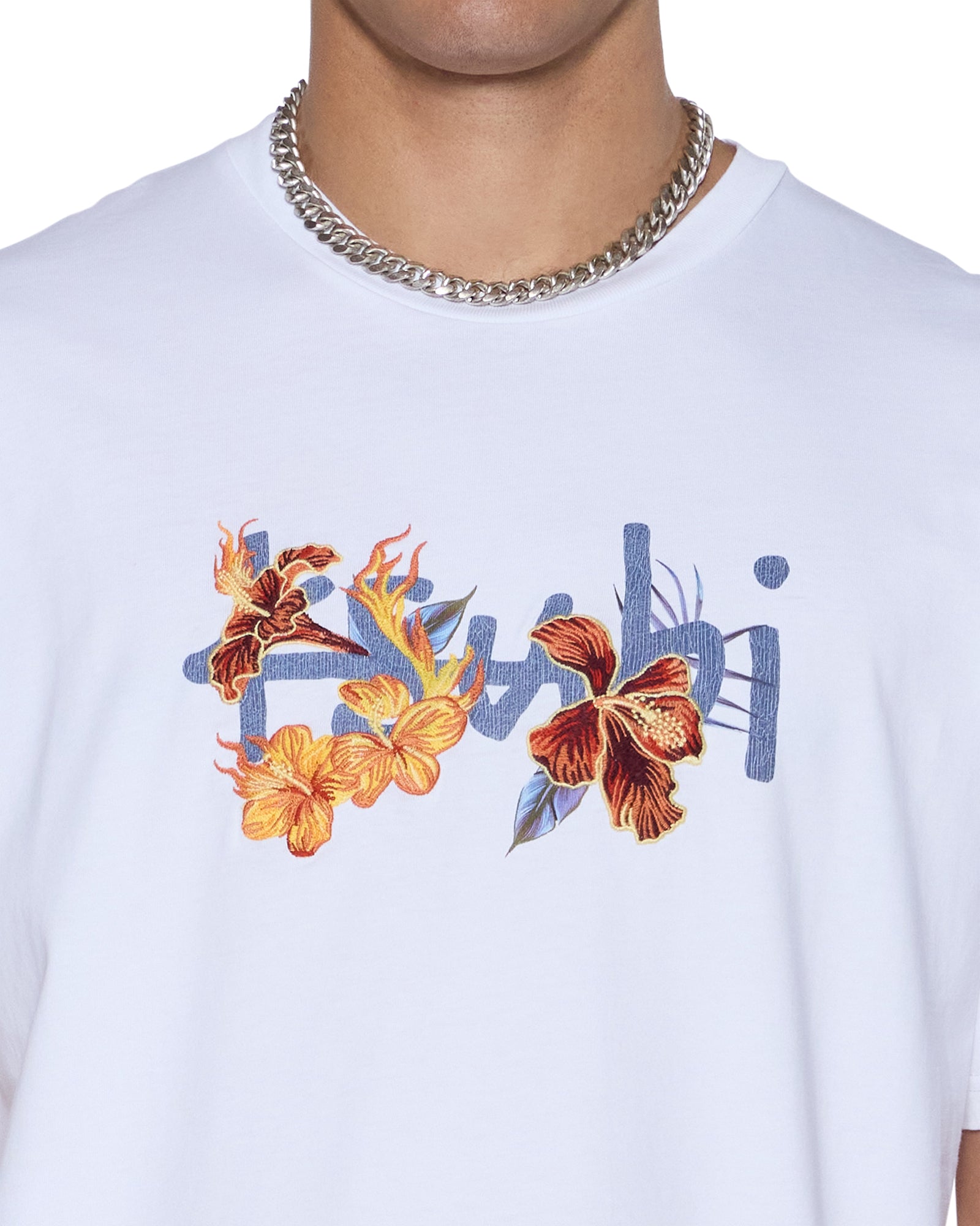 Mens Romeo Biggie Ss Tee Tru White Tees - Image 3