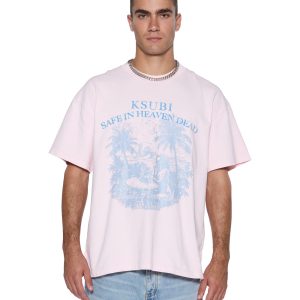 Mens Paradiso Ekcess Ss Tee Ice Quartz Tees