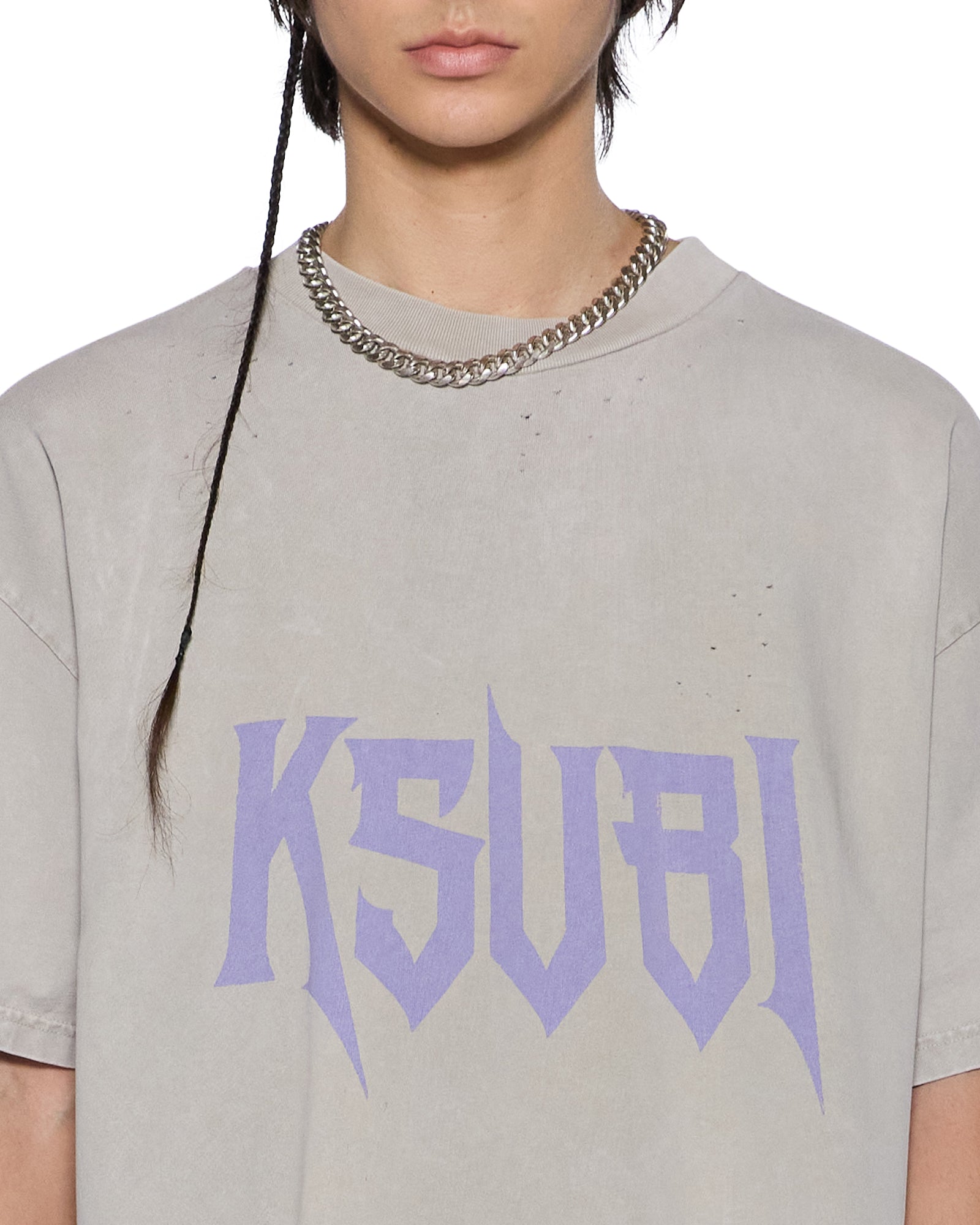 Mens Blasted Ekcess Ss Tee Smoke Grey Tees - Image 3