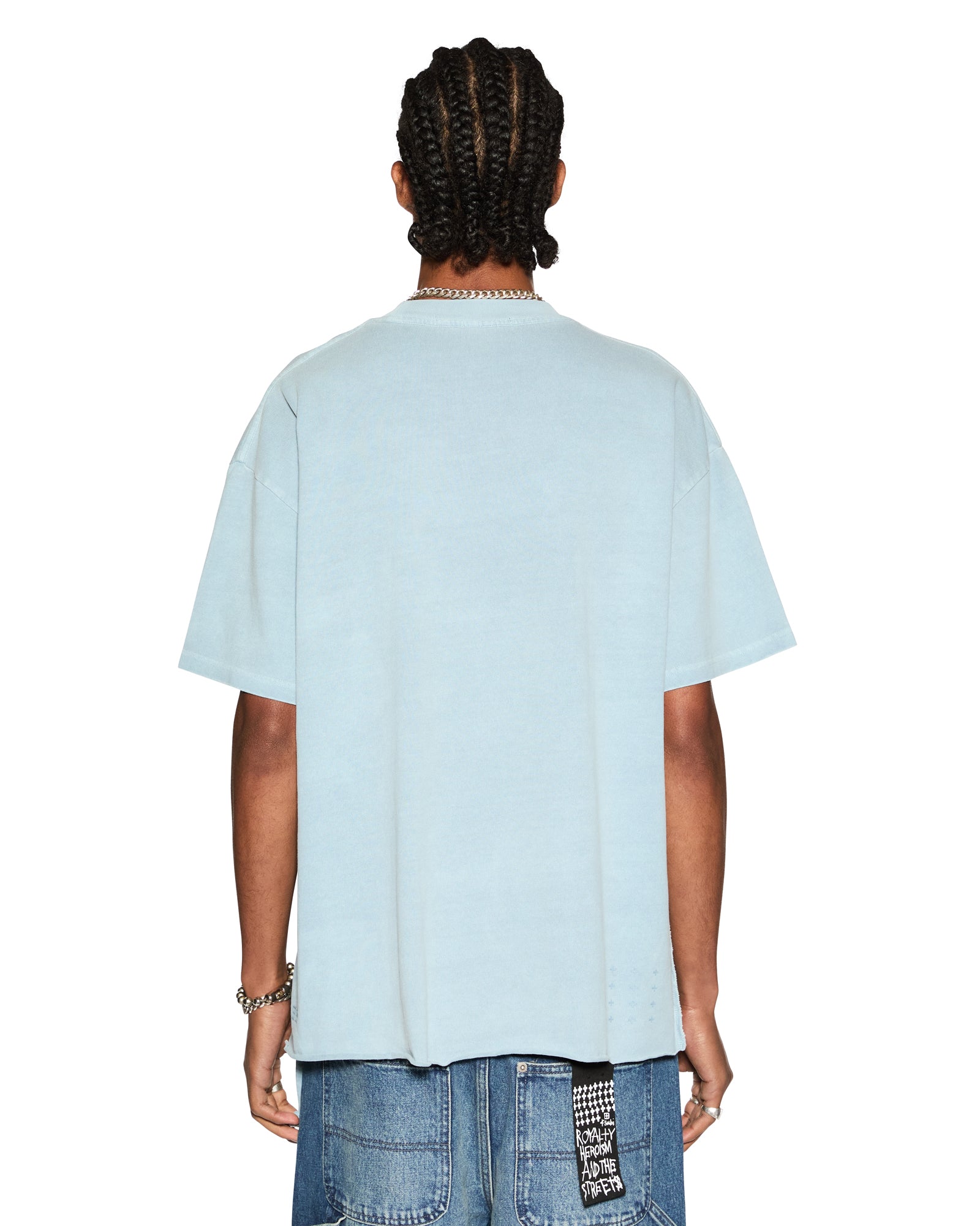 Sott Ekcess Oversized Short Sleeve T-Shirt - Light Blue - Image 3