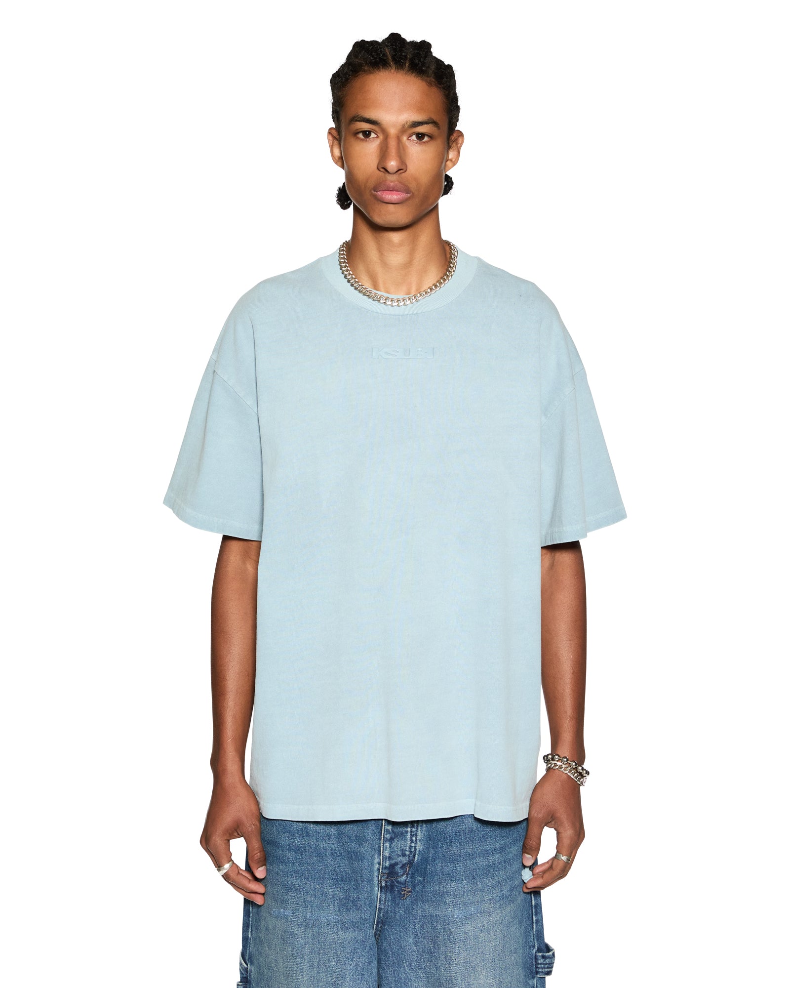 Sott Ekcess Oversized Short Sleeve T-Shirt - Light Blue - Image 4