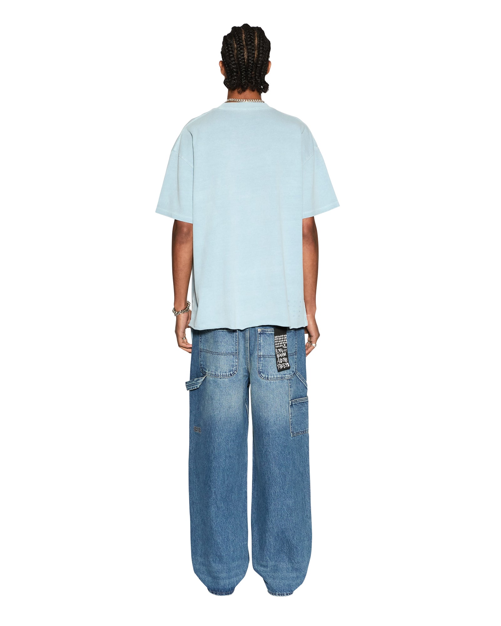Sott Ekcess Oversized Short Sleeve T-Shirt - Light Blue - Image 5