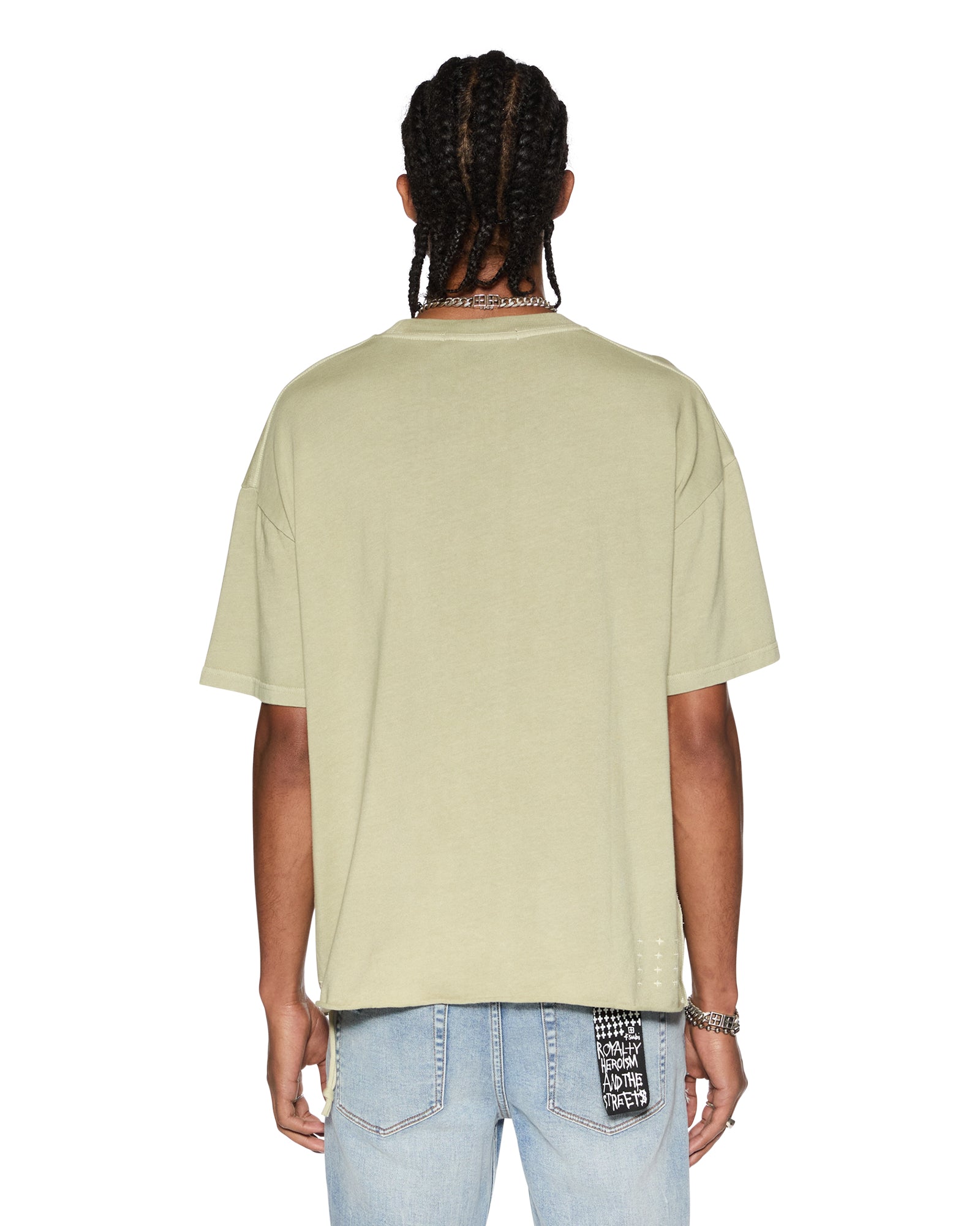 Est Pocket Ss Tee Grass Oversized Tee - Image 4