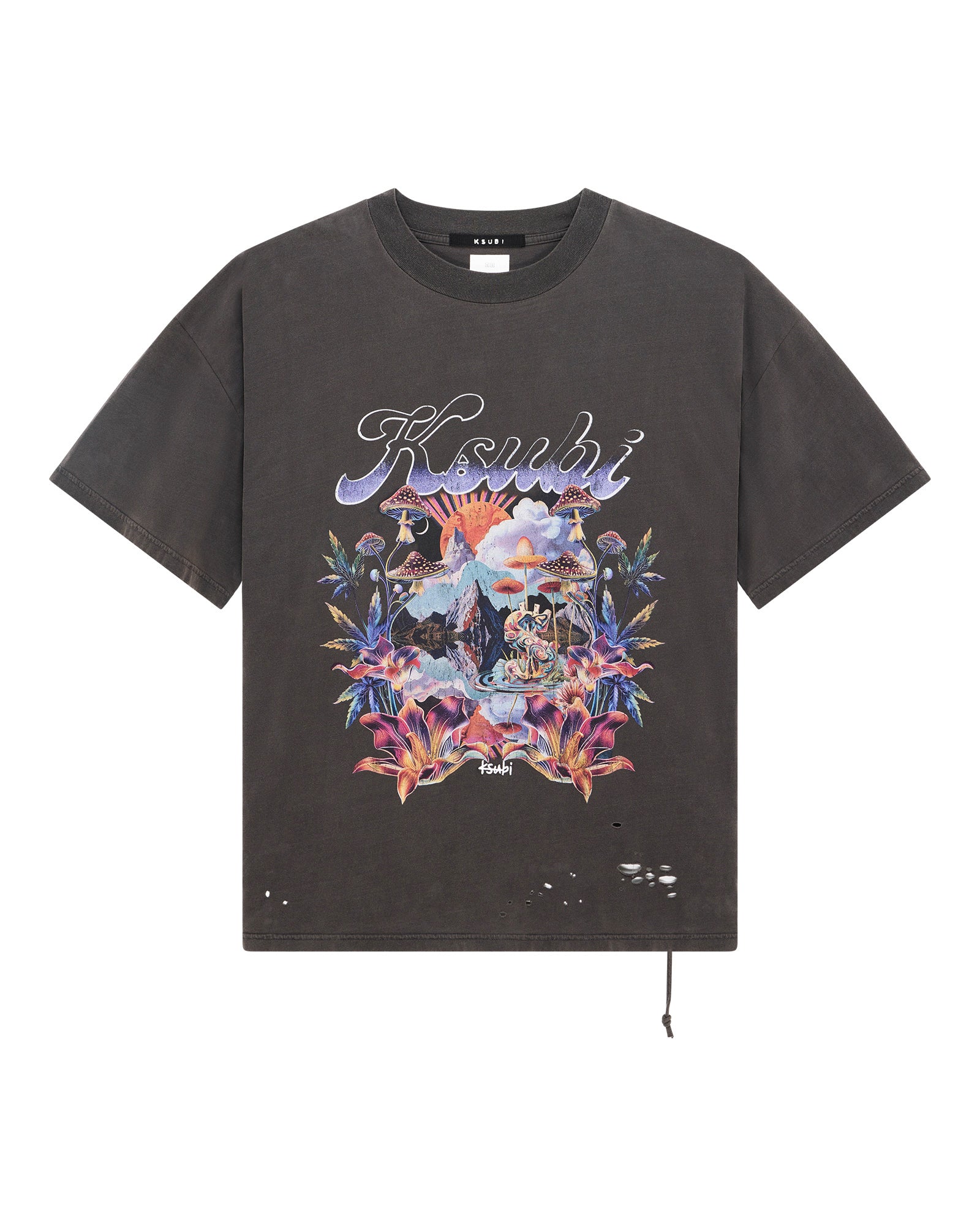 Mens Hendrix Ekcess Ss Tee Old Black Tees - Image 5