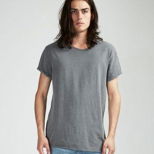 Mens Kodeine Ss Tee Vintage Grey Tees