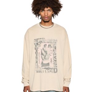 Hit List Ekcess Short Sleeve Oversized Tee - Faded Black