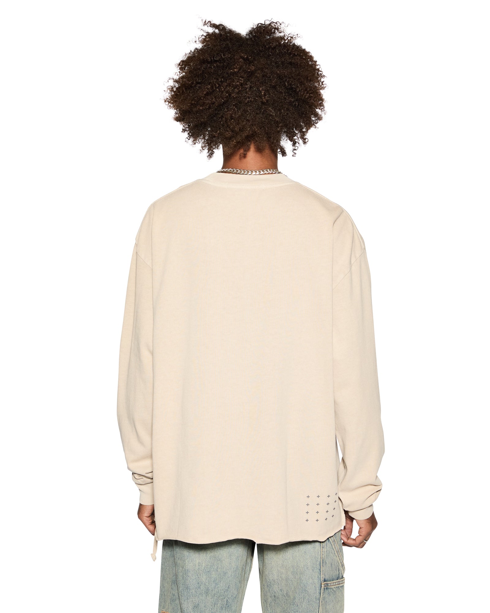Hit List Ekcess Short Sleeve Oversized Tee - Faded Black - Image 3