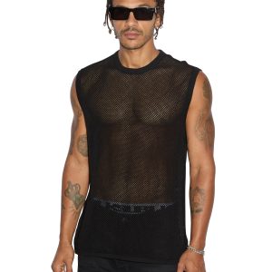 Networth Mesh Tank - Black