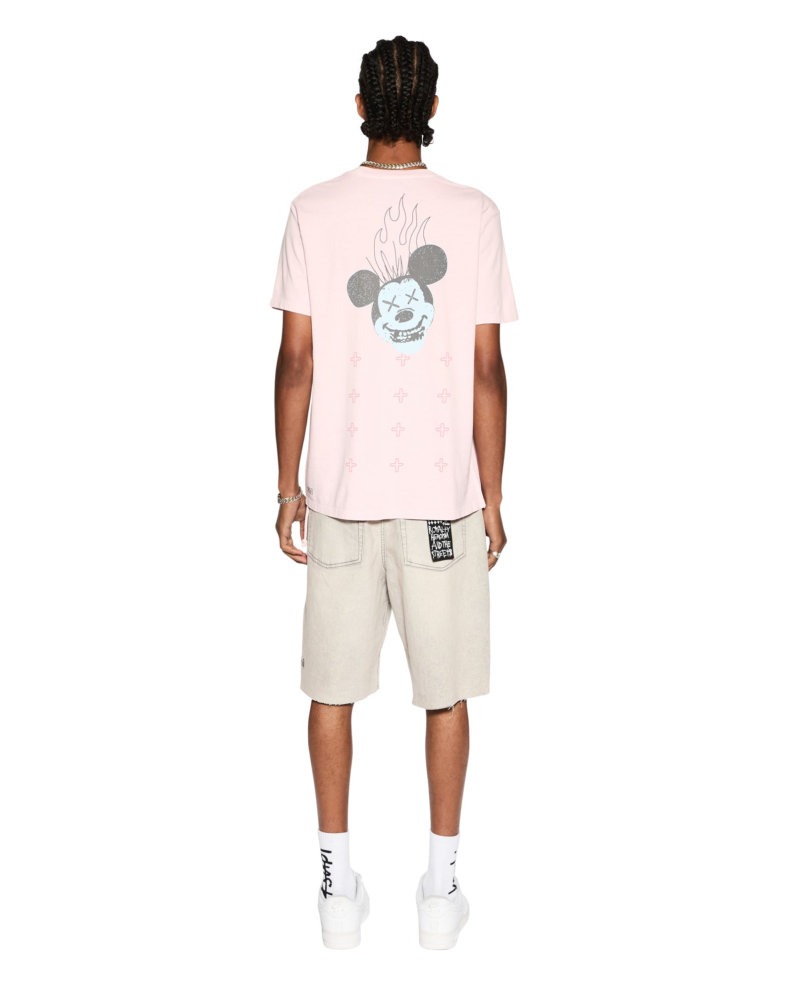 Hard Times Kash Short Sleeve Regular Fit Tee - Pink Quartz - Image 5