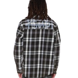 Mens Rosebowl Ls Shirt 1999 Black Check Shirts