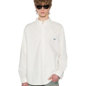 Mens Ksignature Button Down Ls Shirt White Shirts