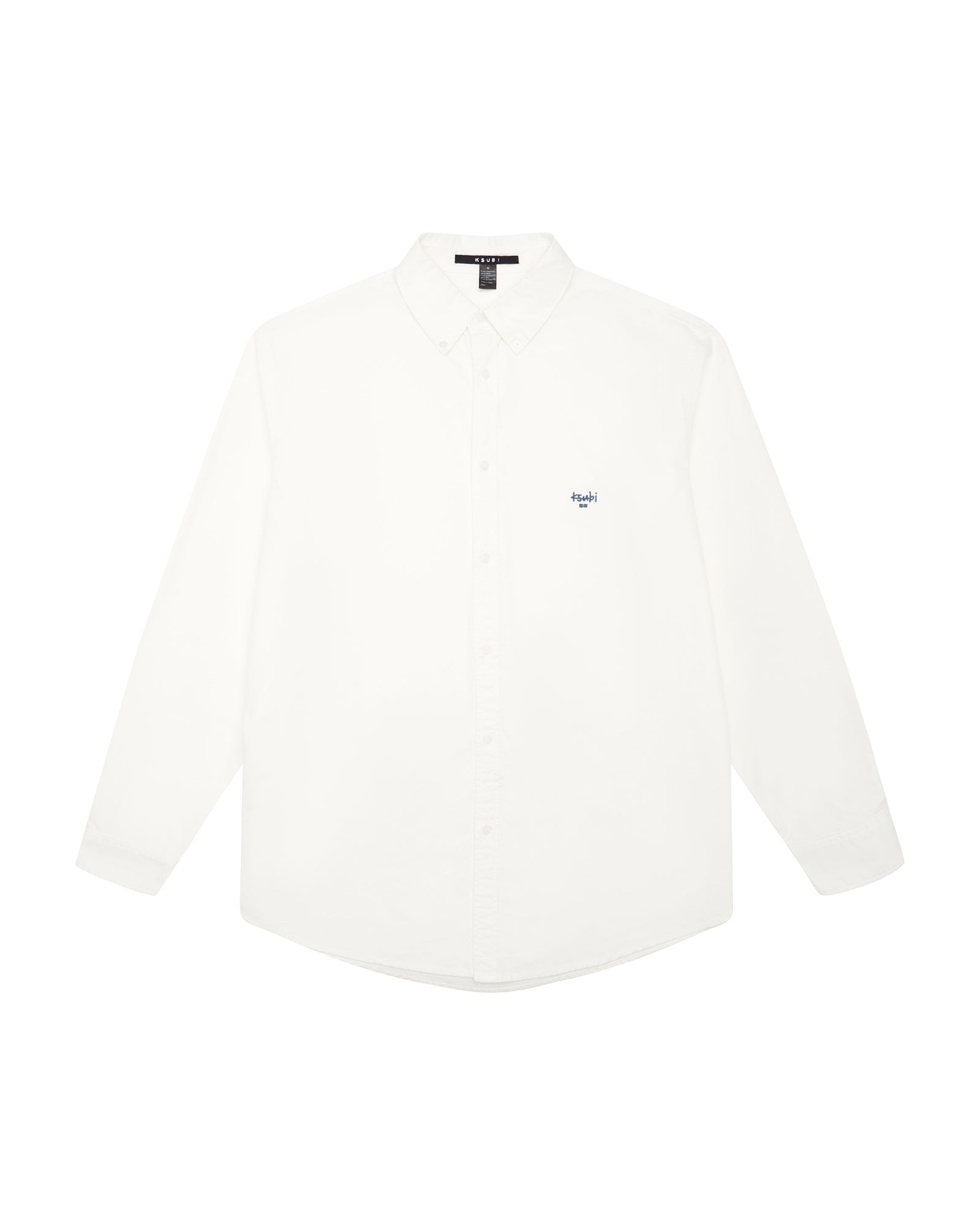 Mens Ksignature Button Down Ls Shirt White Shirts - Image 5