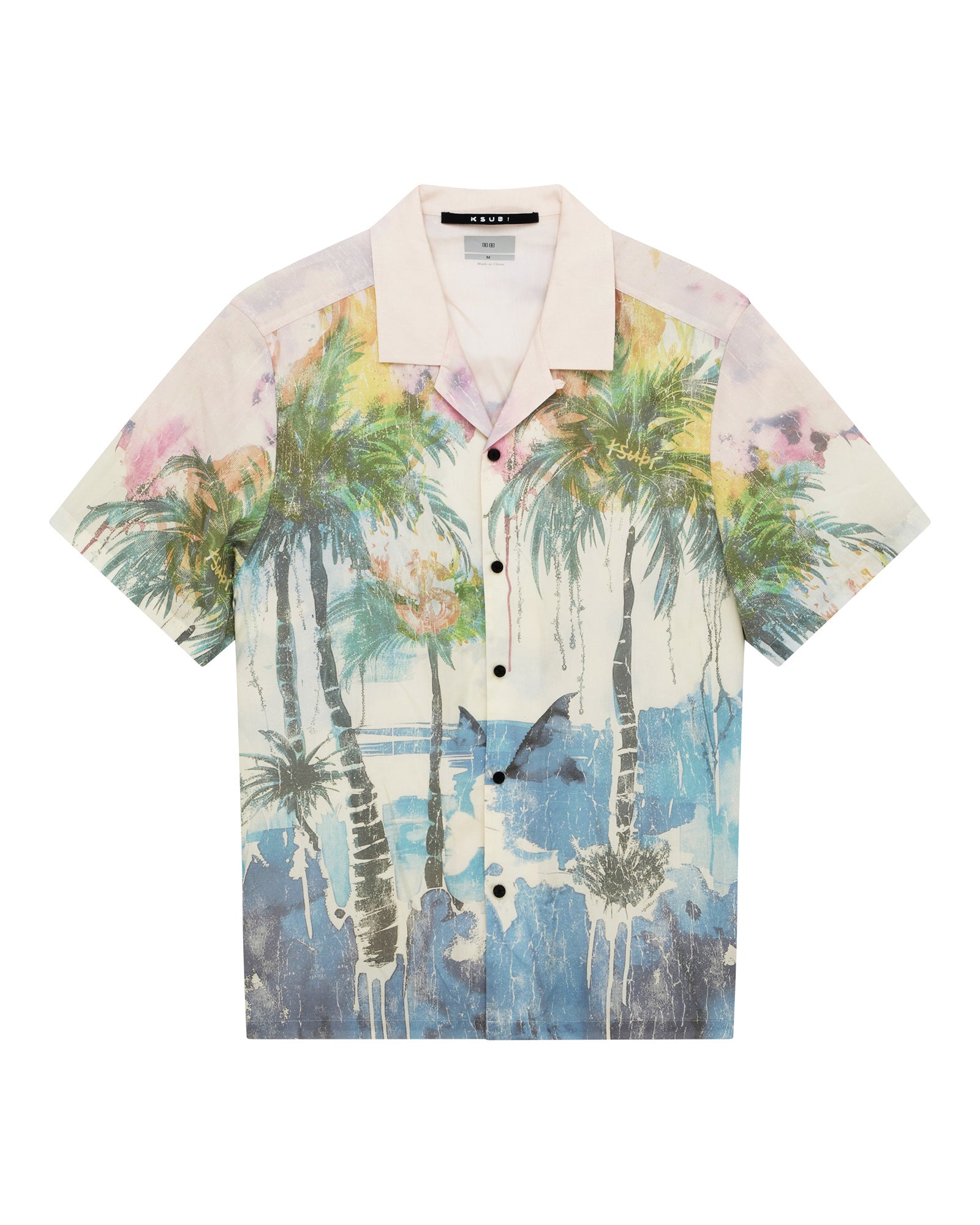 Mens Poolside Ss Resort Shirt Multi Shirts - Image 6