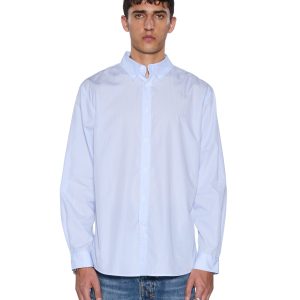 Mens Kade Ls Shirt Pin Blue Shirts