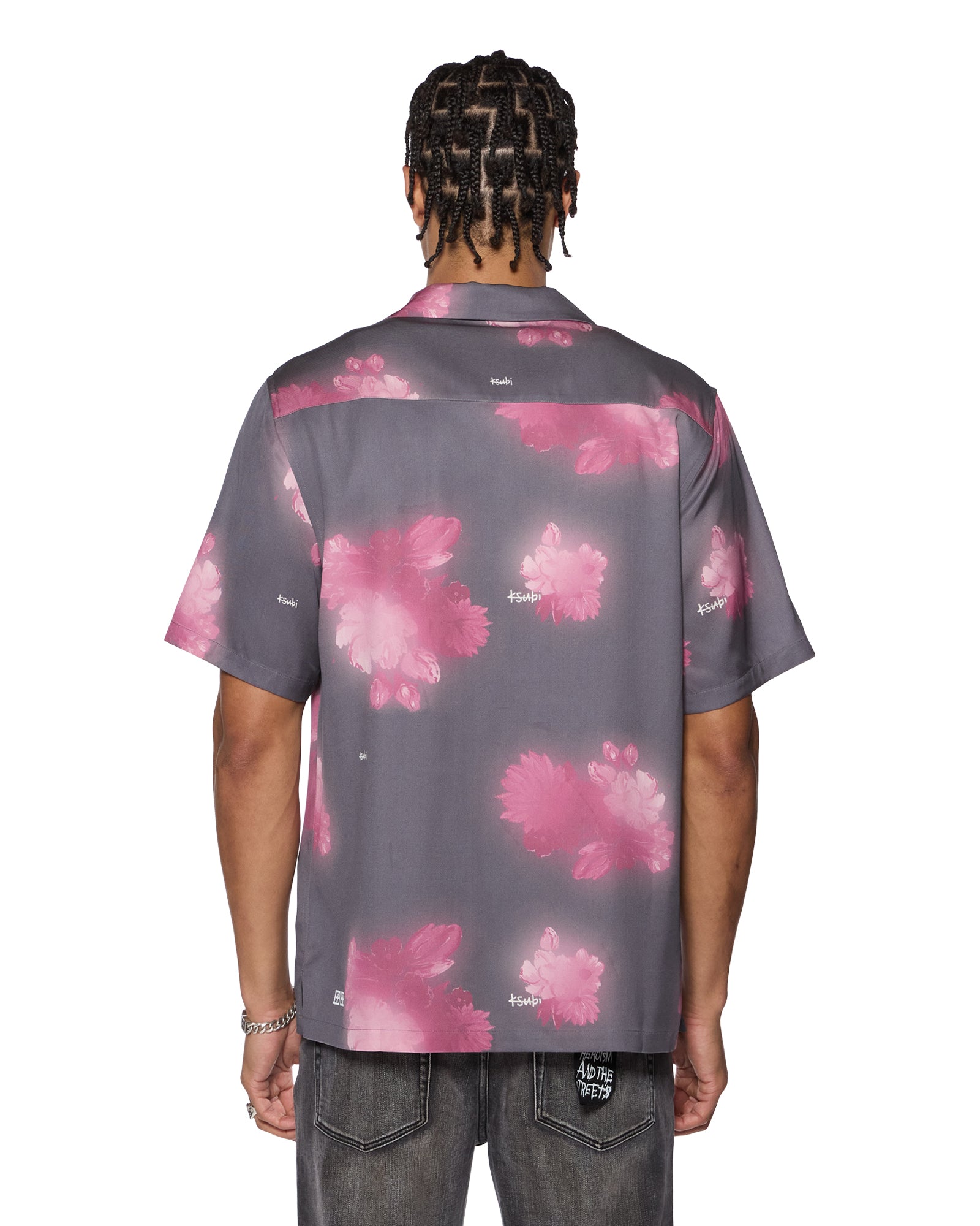 Mens Cursed Resort Ss Shirt Black Shirts - Image 4