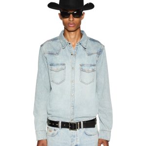 Whiplash Long Sleeve Shirt Paragon - Stone Wash