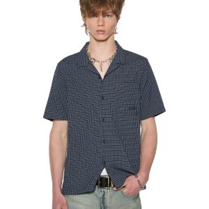 Mens 1999 Diner Ss Shirt Navy Shirts