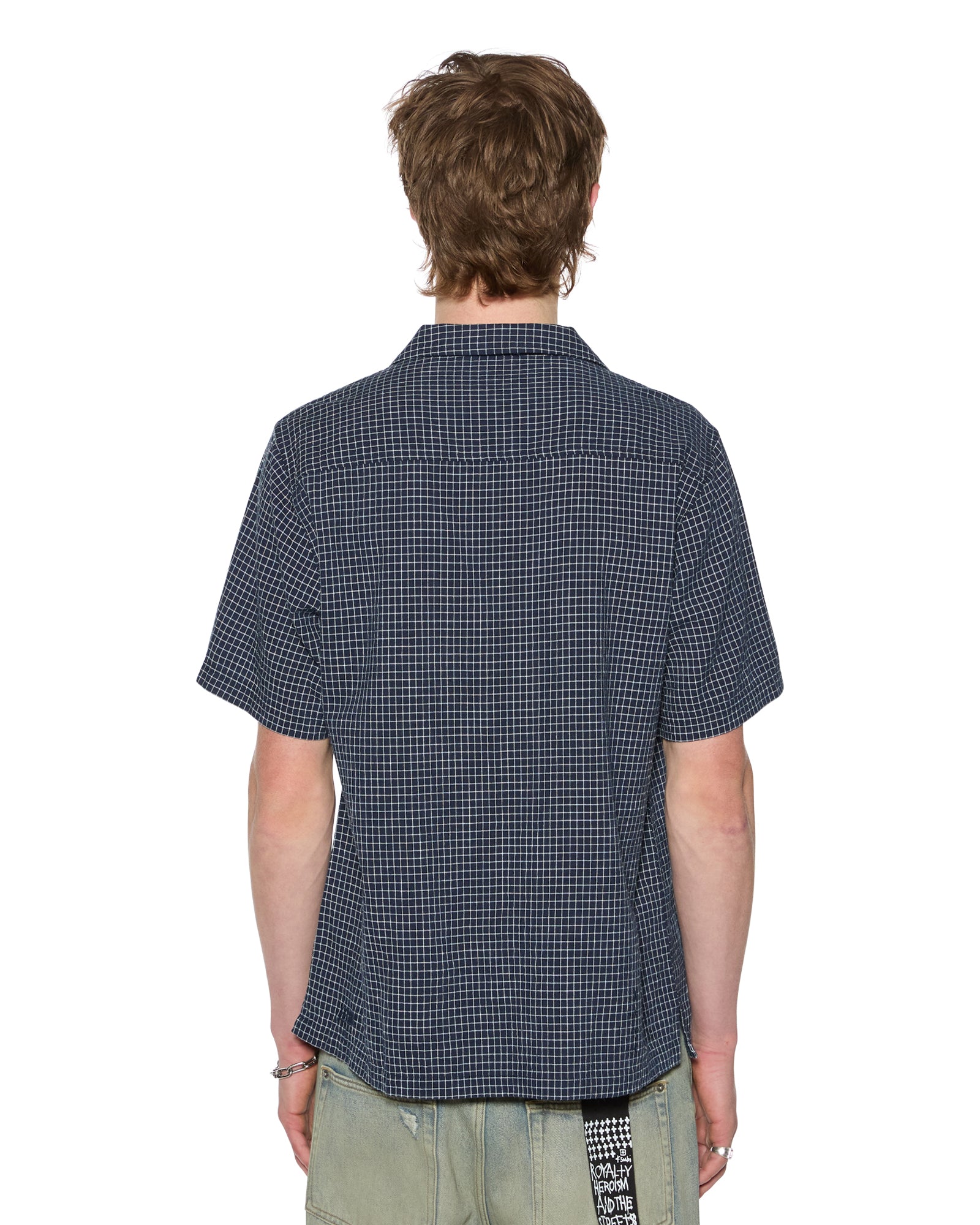 Mens 1999 Diner Ss Shirt Navy Shirts - Image 5