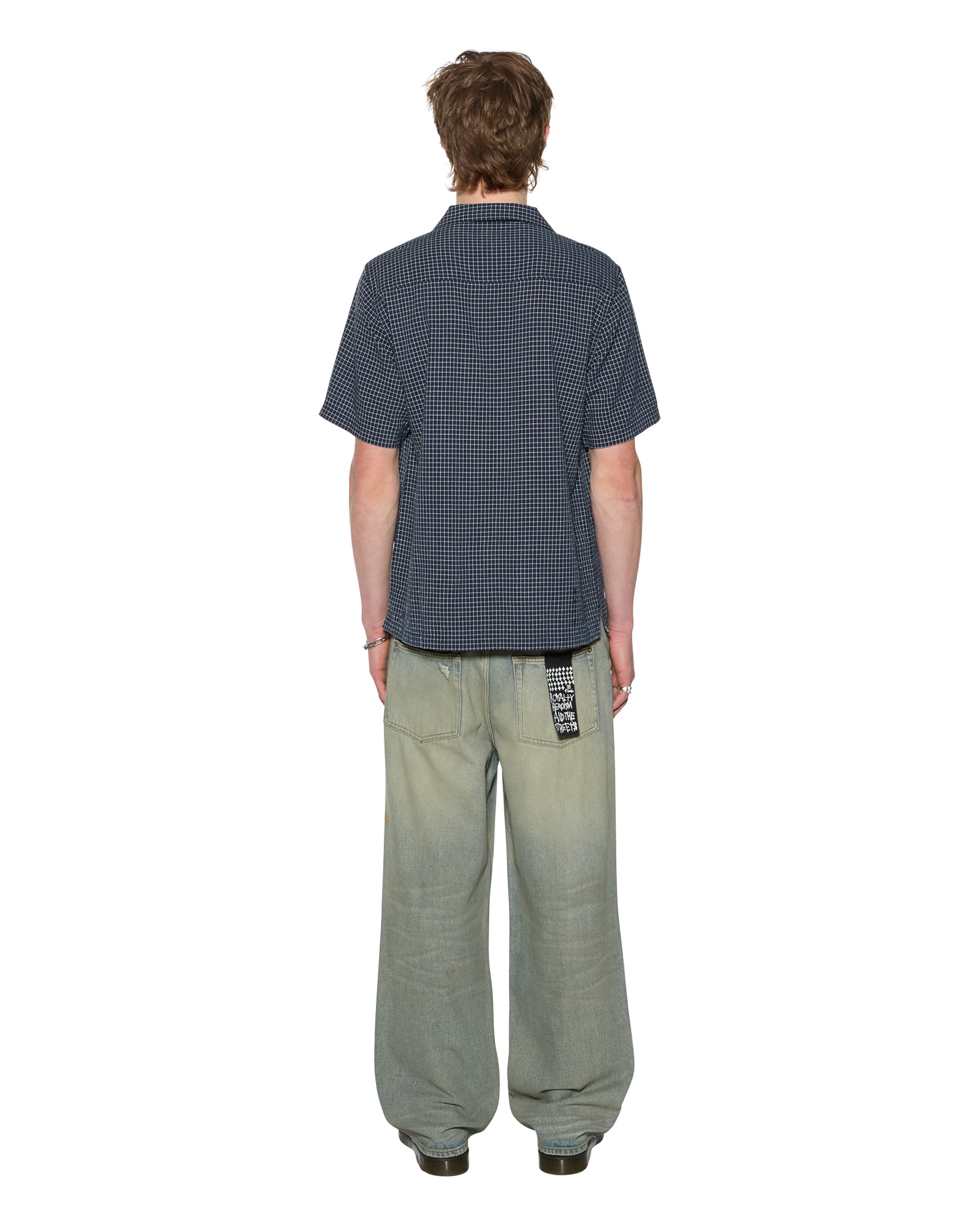 Mens 1999 Diner Ss Shirt Navy Shirts - Image 7