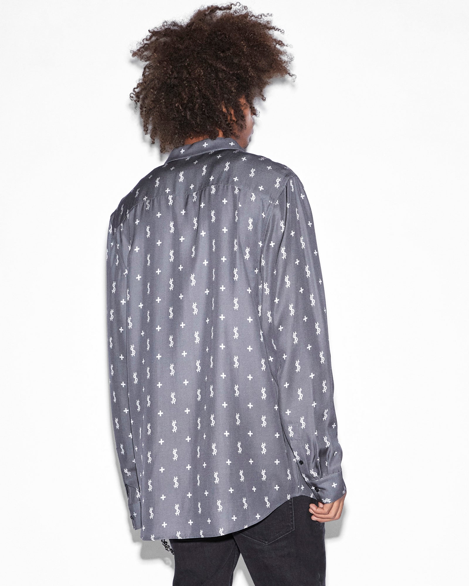 Dollagram Downtown Long Sleeve Shirt - Black - Image 3