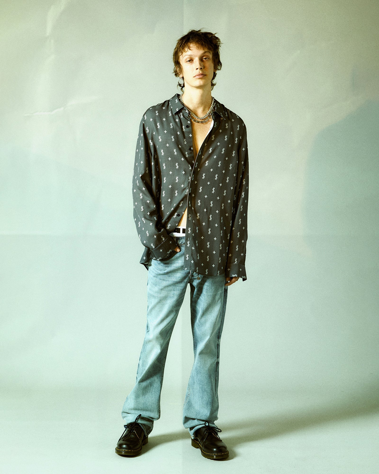 Dollagram Downtown Long Sleeve Shirt - Black - Image 6